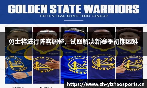 勇士将进行阵容调整，试图解决新赛季初期困难